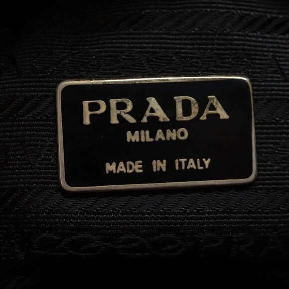 PRADA Pouch Nylon Red Silver Auth - Picture 12 of 16